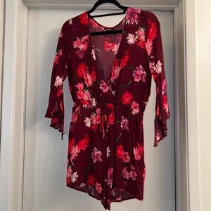 Express Floral Pants & Jumpsuit Romper